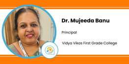 Interview Dr Mujeeda Banu Principal at Vidya Vikas First Grade College